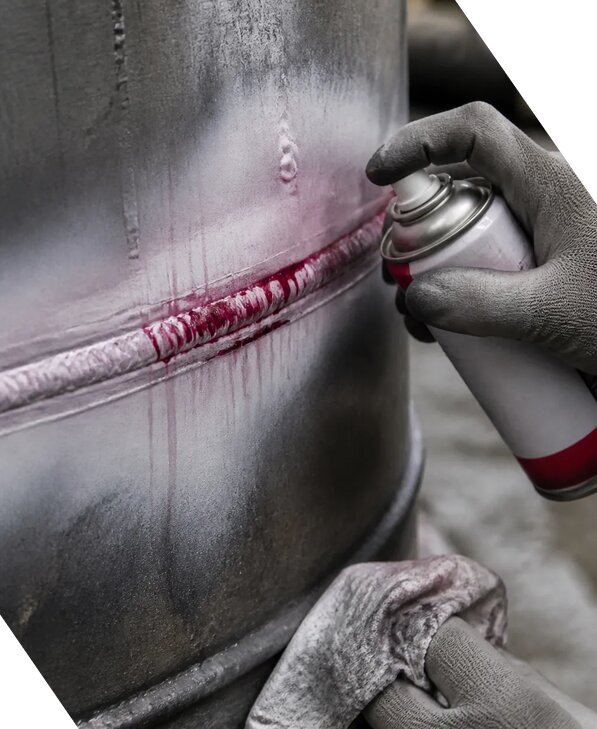 Капиллярный контроль сварных соединений в Кумертау