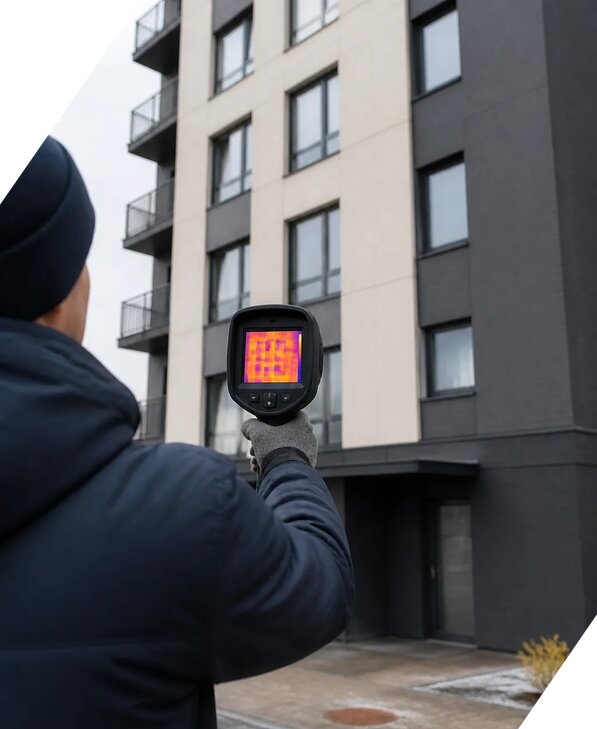 Тепловизионное обследование зданий в Кумертау от 5105 р. | ЭкспертизаРоссия